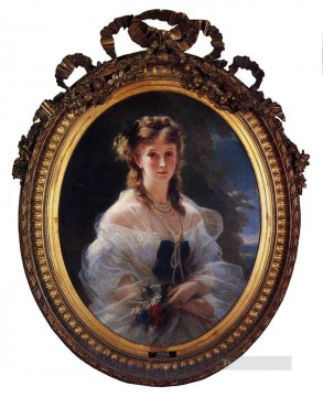 フランツ・クサヴァー・ウィンターハルター Painting - ソフィー・トルベツコイ王女 モルニー公爵夫人 王室肖像画 フランツ・クサーヴァー・ウィンターハルター